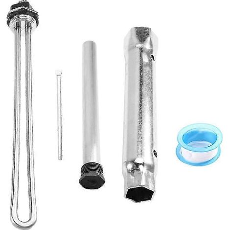Kit d'élément chauffant pour chauffe-eau de camping-car, 120 V 1440 W, métal + plastique, résistant à la corrosion, compatible avec les réservoirs de chauffe-eau de camping-car, référence 520900 (1/5)