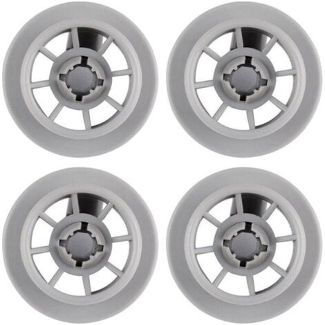 4 pezzi Ruote per lavastoviglie Ruota per cestello inferiore Accessori per lavastoviglie Ruote per lavastoviglie Cestello inferiore Rulli per lavastoviglie Ruota in plastica