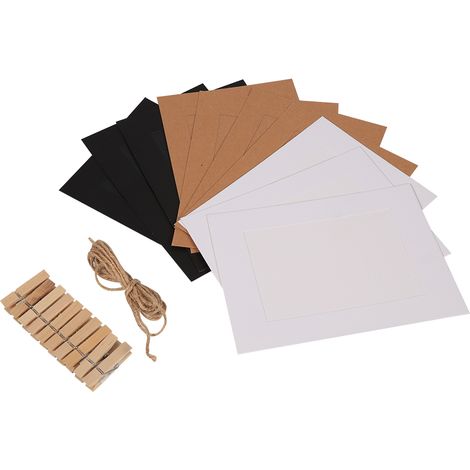 Lot de 10 grands tableaux photos muraux de 12,7 cm (5 pouces) - Décoration murale moderne (1/5)