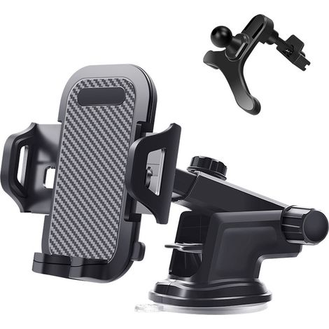 Support de navigation pour voiture, support de téléphone de voiture - Ventouse type A 2 en 1 (1/5)