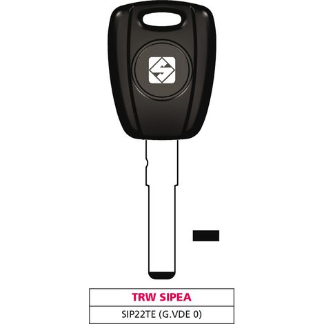Silca CHIAVE PER AUTO SIP22TE (G. VDE 0) TRW SIPEA 5.00 pz
