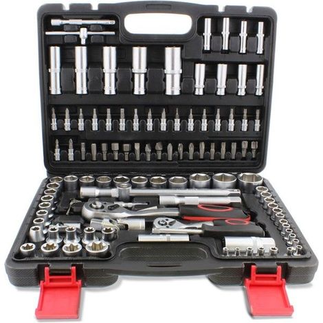 Coffret chiavi a bussola / coffret cricchetto moto 108 pezzi Tourtecs