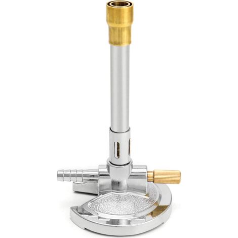 Brûleur avec stabilisateur de flamme et régulateur de gaz, vanne à aiguille filetée, pour chauffage de laboratoire et propane, outil de chauffage (1/5)