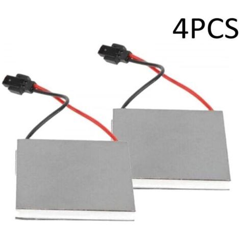 Lot de 4 générateurs de ventilateur de poêle alimenté par la chaleur, moteur de rechange pour poêle à domicile, ventilateur de cheminée, brûleur à bois, 40 x 40 mm (1/5)