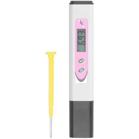 Portable pH test device, pH meter with automatic temperature compensation for aquariums -