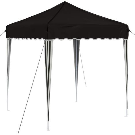 Pop-up Party Tent 195 x 195 x 245 cm Black Oxford Fabric vidaXL