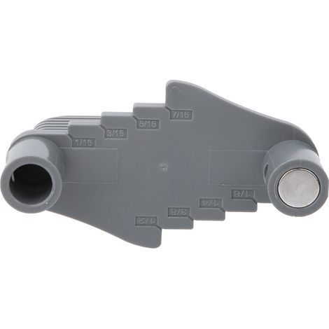Outil de traçage central multifonction pour le travail du bois, en plastique ABS, avec jauge de marquage de fil de 64 mm (1/5)