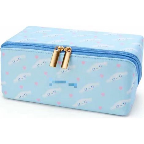 Sac de maquillage en coton à motif cartoon, grande capacité, pour soins de la peau et cosmétiques de voyage, type 3, idéal pour le quotidien. (1/5)