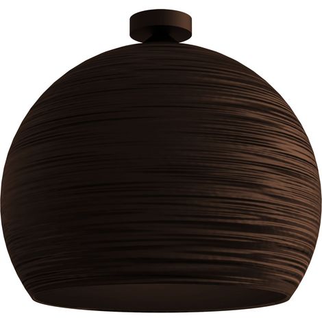 LUMICOM FOCUS Plafoniera, 1X E27, max 42W, metallo, marrone corten, D.40cm