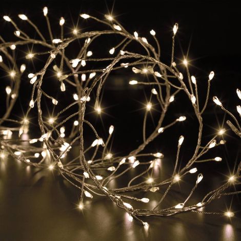 Boa de luz de cobre 200 LED 2,5 m exterior blanco frío - Feeric lights & christmas