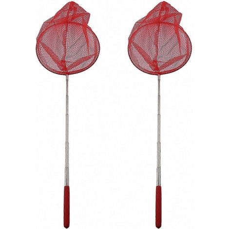 2 sacs télescopiques en acier inoxydable pour attraper les papillons en extérieur (1/5)