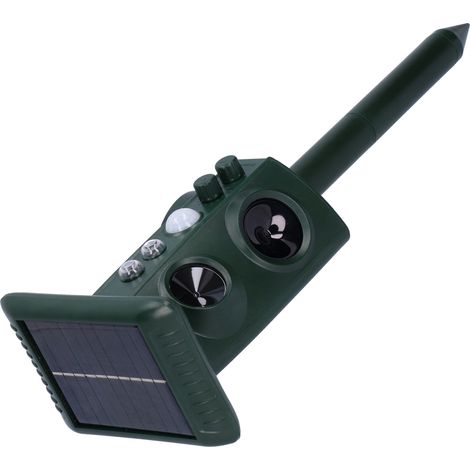 Répulsif solaire à ultrasons pour animaux extérieur, chien chat, accessoires de jardin (1/5)
