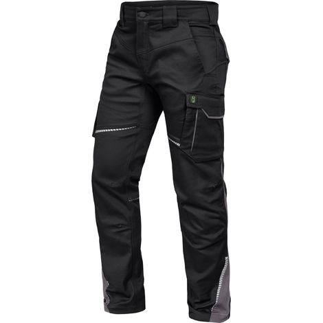 Triuso Leibwächter Bundhose ohne Knietaschen Flex-Line Herren FLXHO25 Gr. 66 schwarz/grau (1/5)