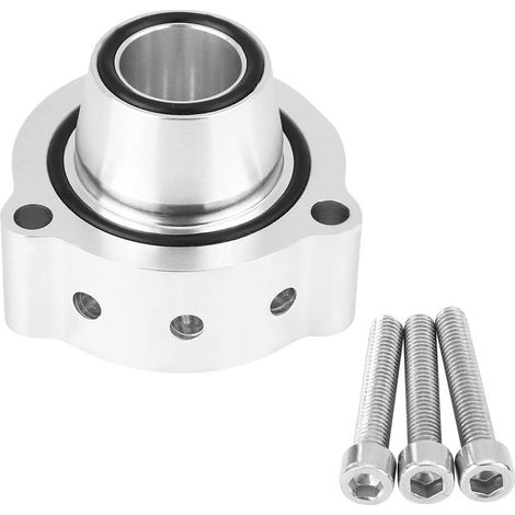 Valve de décharge + adaptateur de valve d'échappement en aluminium avec vis pour moteur turbo TSI TFSI 1.8 2.0 1.4 Accessoire de rechange pour valve de dégonflage Forge B7 2.0t