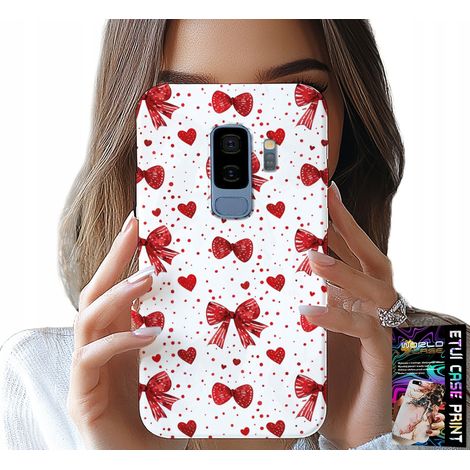 Hülle für Samsung Galaxy S9 Plus – modische rote Schleifenmuster (1/5)