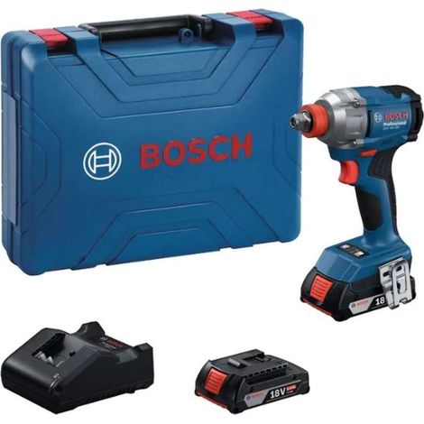 Bosch Professional 18V System screwdriver de battery-powered impact driver GDX 18V285 (incl. 2 batterie GBA 18V 2.0Ah, caricabatterie GAL 18V20, valigetta MPP) (1/2)