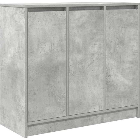 Maison Exclusive - Credenza Grigio Cemento 85x34x76 cm in Legno Multistrato