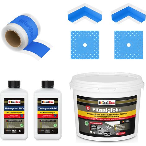 Kit de joint 407B Feuille liquide 12 kg TF PRO 2 L Ruban adhésif 10 m 2 coins 2 manchettes (1/5)