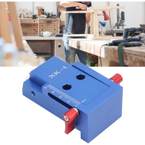 XK-1 Nouveau positionneur de trous inclinés pour perceuses et dispositifs de fixation pour le travail du bois (1/5)