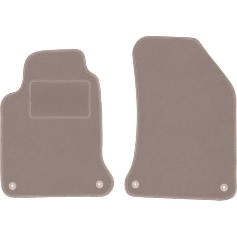 Tappetini anteriori beige per: Renault Laguna II station wagon, liftback (2001-2007)