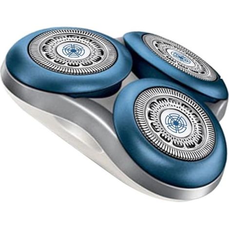 Têtes de rasage de rechange compatibles avec Philips Norelco Series 7000, Modèle SH70. Lames de précision à double couche et anneaux de protection (1/5)