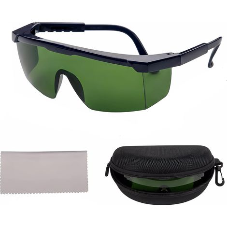 Lunettes de protection laser, IPL, 200-2000 nm, infrarouge, verre de protection laser, lunettes de protection laser, lunettes pour épilation IPL, lunettes de protection IPL pour hommes et (1/5)