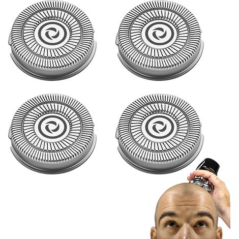 Tête de rechange compatible avec les rasoirs électriques Skull Shaver Pitbull (4 Pièces) (1/5)