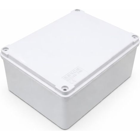 WEBMATEL Caja Estanca Exterior 150x110x75mm IP65 ABS IK08 Sin Conos Gris Claro (1/5)