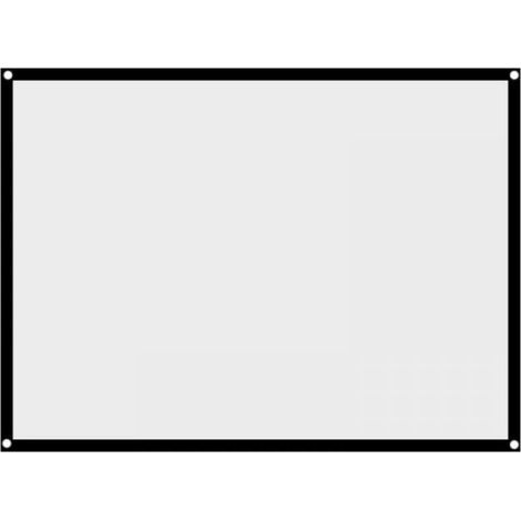 150-Zoll faltbare, tragbare HD-Projektionsleinwand im 16:9-Format, knitterfrei, für Heimkino, Innen- und Außeneinsatz, kompatibel mit doppelseitiger Projektion. (1/5)