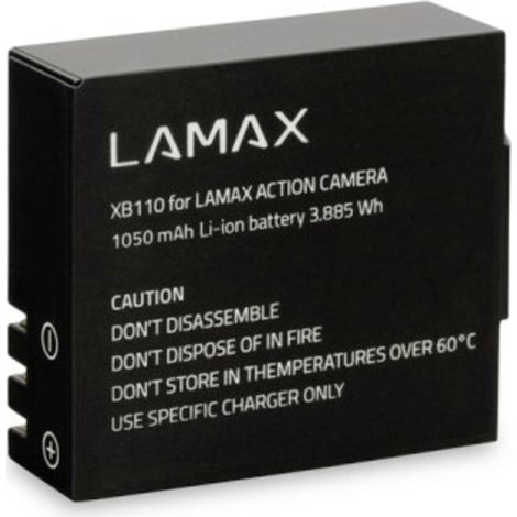 Lamax LMXBATX Pacco batterie Lamax X3.1 Atlas, Lamax X7.1 NAOS, Lamax X8.1 Sirius, Lamax X8 Electra, Lamax X9.1, Lamax