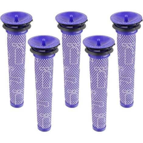 5-pack filters for Dyson vacuum cleaners, replaces filters for Dyson V7, V8, V6 vacuum cleaners, DC58, DC59, DC62, DC74 pre-filter (1/5)