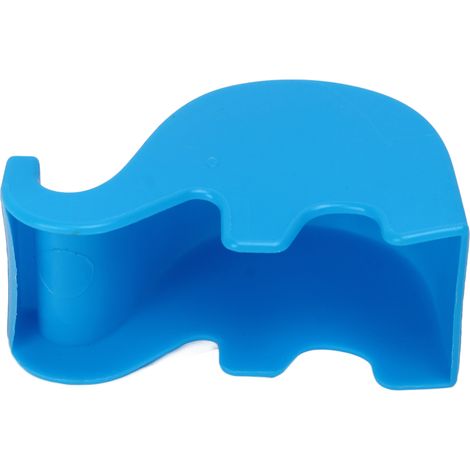 Portable Support de Téléphone Éléphant Mignon pour Bureau Maison Cadeau Anniversaire Bleu (1/5)