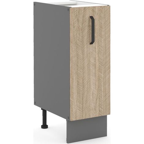 Küche SCANDI Unterschrank 30 cm Fischgrät Schrankauszug Küchenzeile Küchenblock (1/5)