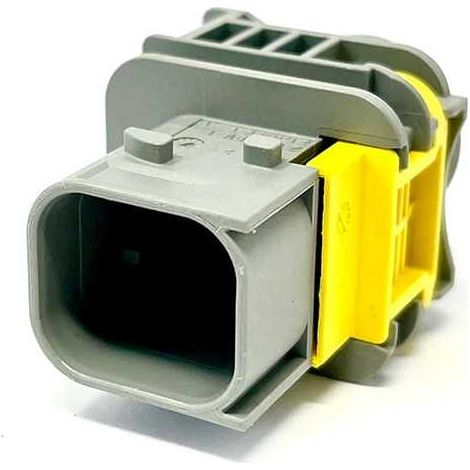 Connettore Heavy Duty Sealed 2.8X0.8 porta maschio 4vie grigio senza guarnizione