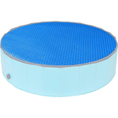 Bâche solaire pour piscine : prolongez la saison de natation manière naturelle  Couverture thermique avec isolation à bulles absorption chaleur et rétention , appartement complexe - (1/5)