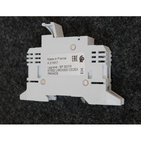 Porte fusible sectionneur industriel 1 Pôle SP38 pour cartouche fusible 10x38mm bornes à vis LEGRAND (1/3)