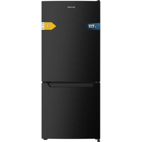 Frigorifero combinato bianco, altezza 114 e larghezza 47, 117 litri, Defrost, classe energetica E e modalità Fast Freezing, Luce LED