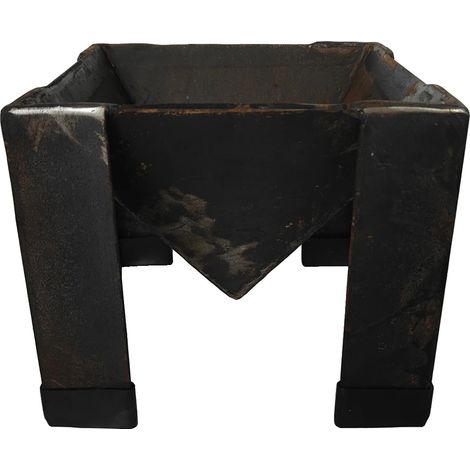 Molde para lingotes, acero, 20 cm x 20 cm, 18 cm de alto, capacidad de 16 kg, diseño piramidal. (1/5)