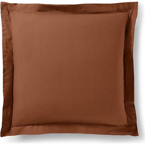 Taie d'oreiller - Prémium - Paprika - 63 x 63 cm - 100% coton - Certifiée Oeko-Tex®
