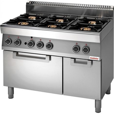 Fourneau - Function 700 - 6 brûleurs et four à gaz - Modular