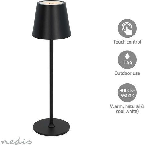 Lampada da tavolo a led led 18 w 150 lm 3000 - 6000k nero