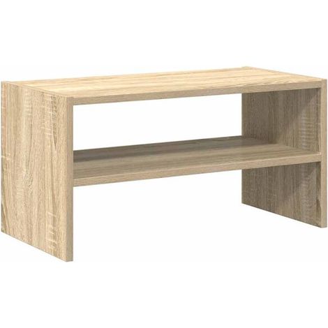 Étagère à chaussures empilable, chêne Sonoma, 60 x 30 x 30,5 cm (1/5)