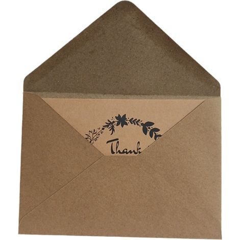 Lot de 100 enveloppes en papier kraft brun, format 162 × 114 mm, style vintage (1/3)