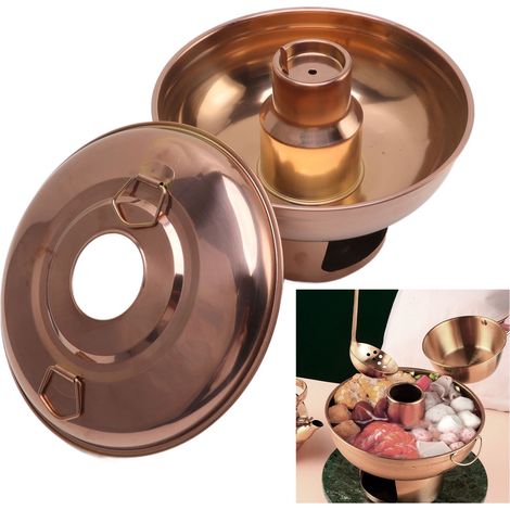 Pot de glace carbonique, pot de thé au lait tendance, pot de charbon portable, pot individuel style pékinois traditionnel, pot de fruits (1/5)