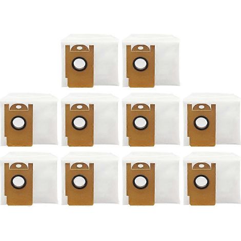 De remplacement Sac à poussière pour Lydsto R1/R1A/HD / STYTJ – B08 / HD – STVTJ W08 Robot Aspirateur 10PCS (1/5)