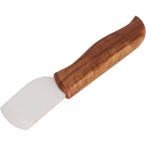 Outils professionnels pour la sculpture sur cuir, pour le bricolage, la découpe à la main, l'affûtage et l'écaillage, lame en céramique blanche, incurvée. (1/3)