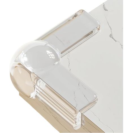 Protège-Angles bébé pour Meubles, 12 pièces protège-Coins en Caoutchouc Auto-adhésif, Protections d'angles Transparentes pour Table et Coins bébé (1/5)