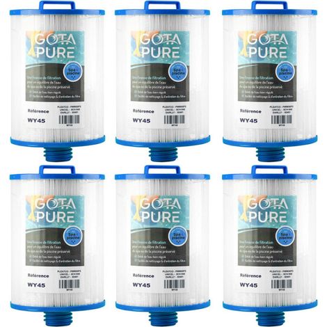 Lot de 6 Filtres spa PWW50 Pleatco / 6CH940 Unicel / 60401 Darlly / WY45 Gota Pure