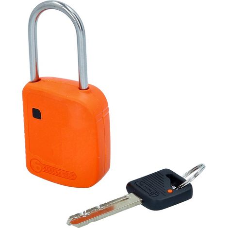 KS Tools Absperr-Vorhängeschloss, orange, Metall, 38 mm (1/4)