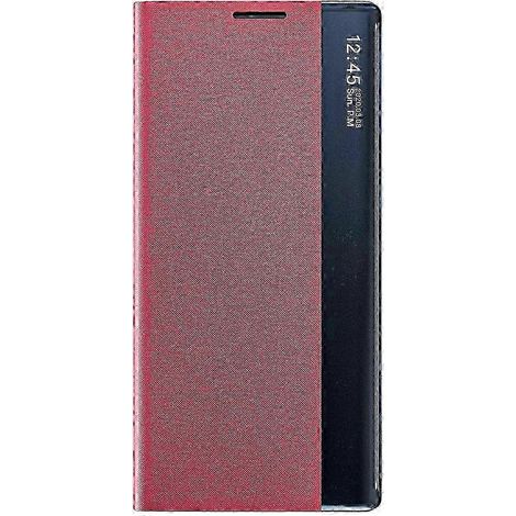 Hochwertige Lederhülle für Galaxy S20 FE mit Sichtfenster, elegante und praktische Klapphülle, sanfter Schutz, luxuriöse Verarbeitung, funktionales und edles Design (1/5)